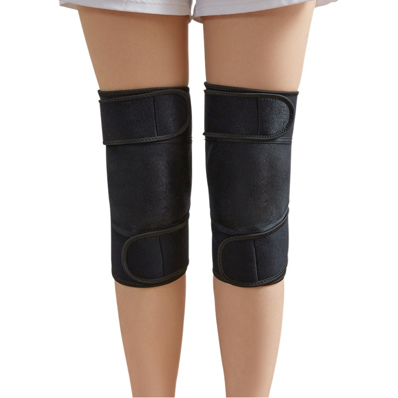 Spot Tourmaline Knee Pads for Men and Women to Heattech Middle-Aged and Elderly Old Cold Legs Hot Moxibustion Thickeneded Cold-Proof Leggings Autumn and Winter