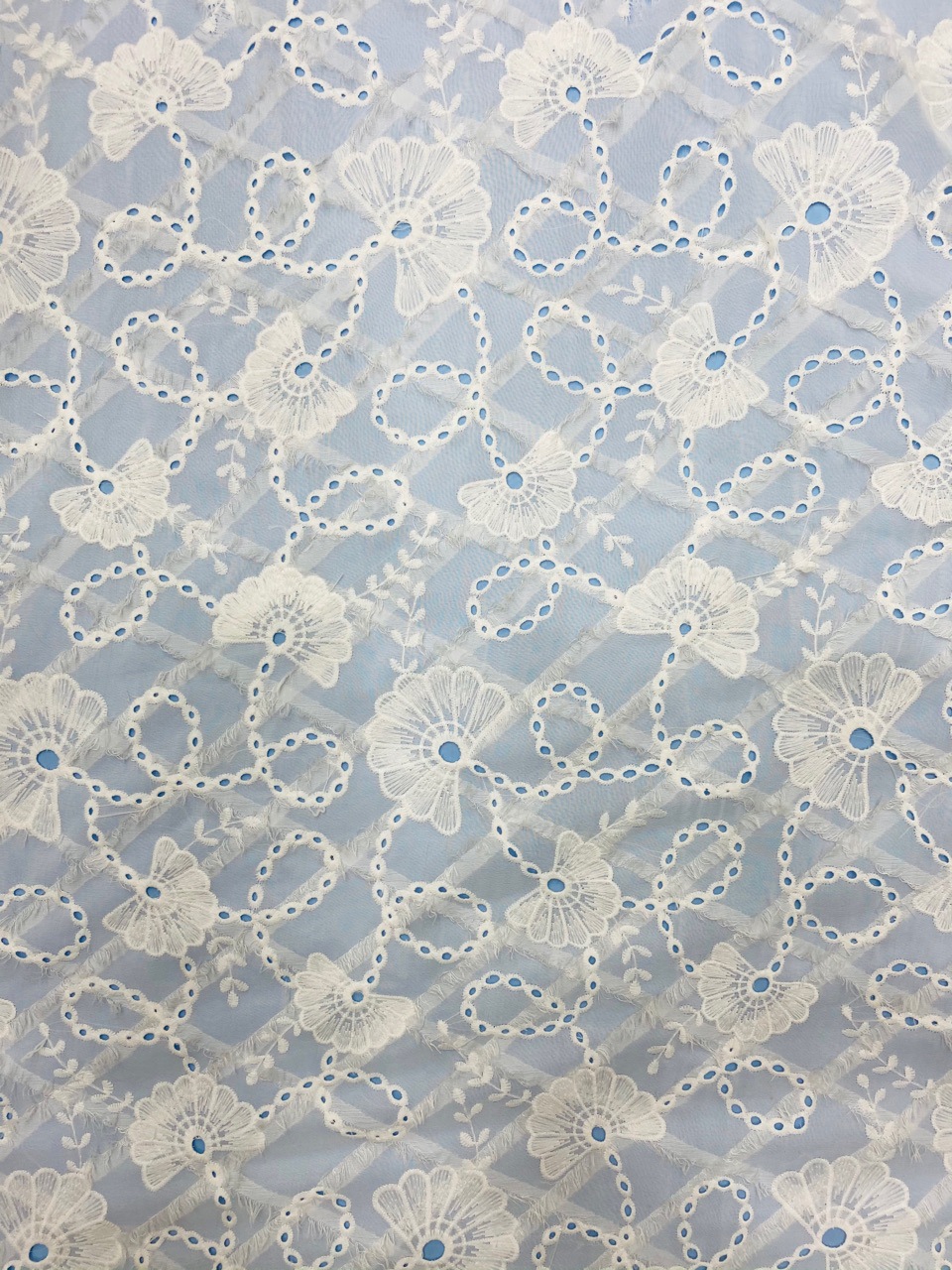 New products on the shelves chiffon hollow embroidery in stock supply large factories with large quality from excellent retail version