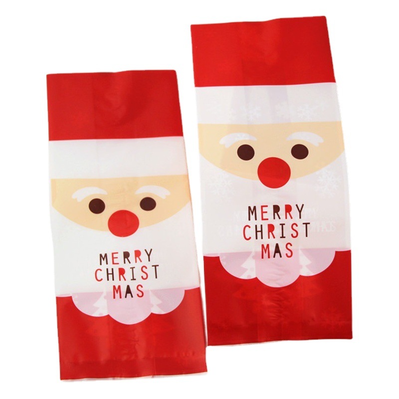 Baking packaging Christmas old man packaging bag snowflake crisp nougat fruit cookies cookie bag spot wholesale