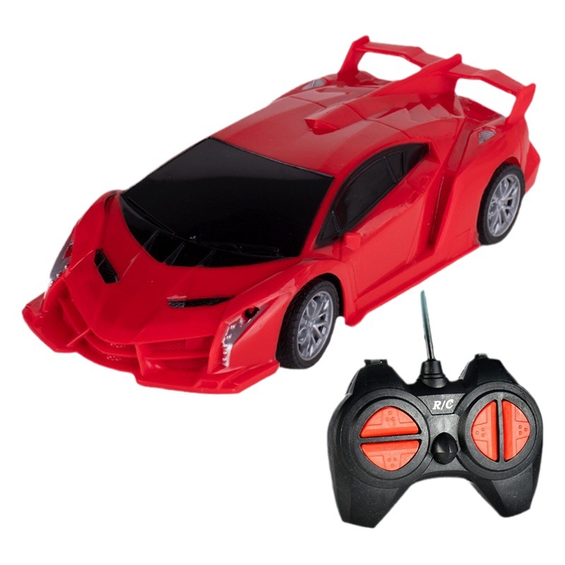 Children's remote control car Wireless four-way racing car large size drifting night market stall boy gift model toy