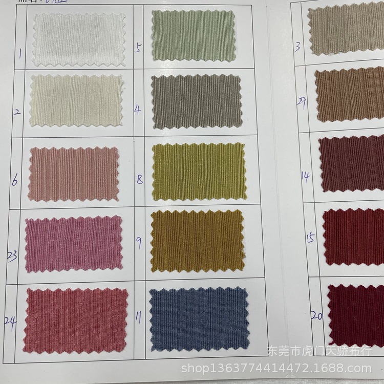 Knitted irregular pit rib cloth 180-200g bright irregular pit cloth fashion knitted cloth