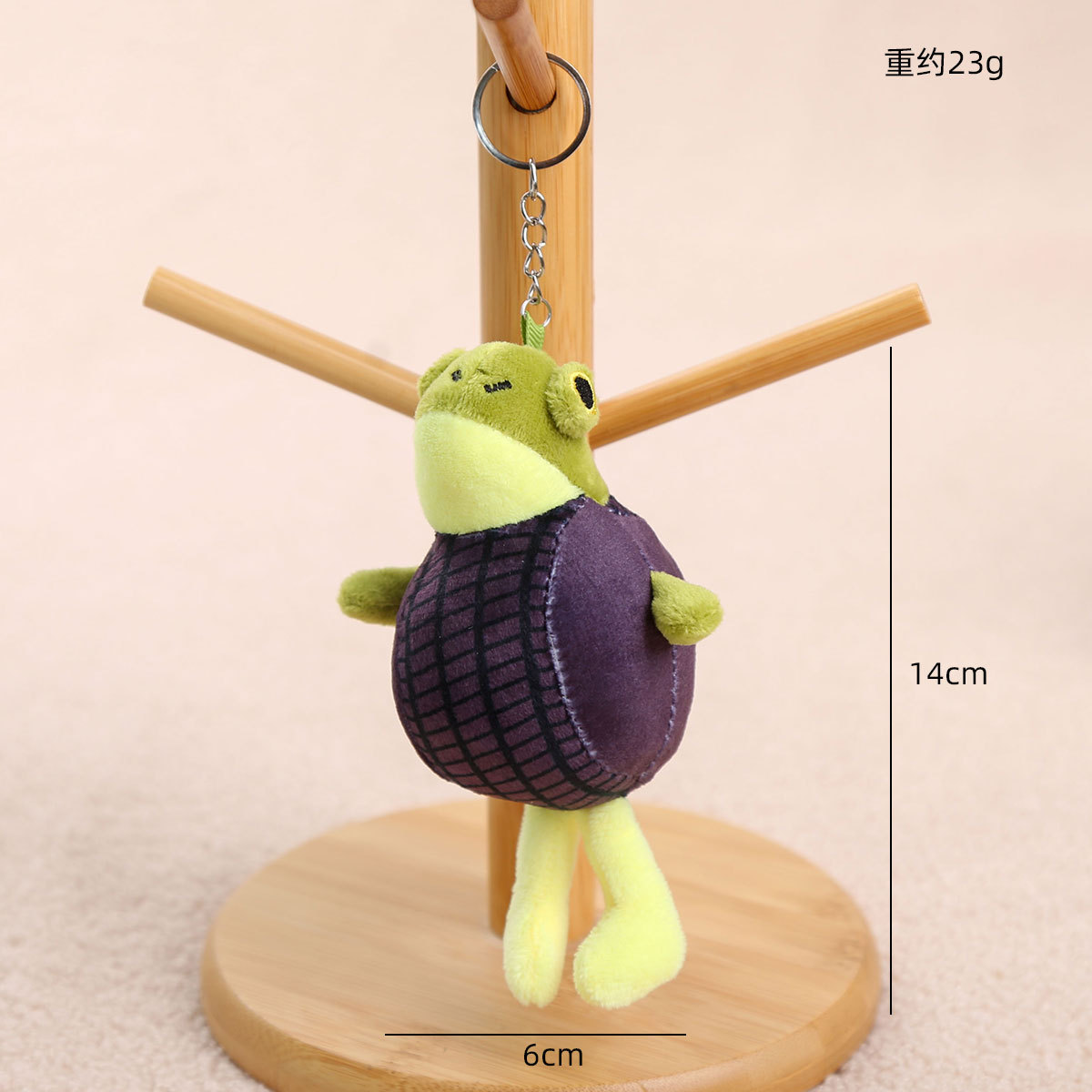 Picture of Ai Shan Hai Jing Tungtung Tungsahur Cross-Border Doll Toy Wooden Stick Plush Keychain Small Pendant