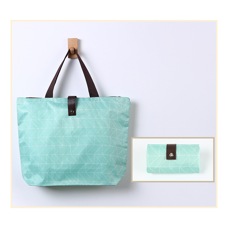 Picture of Oxford Cloth Foldableing Shopping Bag Satchel Shopping Bag Satchel Advertising Environmentally Friendly Foldableable Grocery Shopping Bag Customization