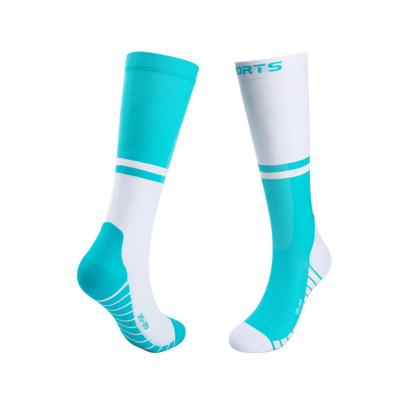 Picture of Autumn and Winter Professional Cycling Socks for Men and Women, Skipping Rope, Running Sports Socks, Slim and Beautiful Leg Pressure Socks, Long Compression Socks