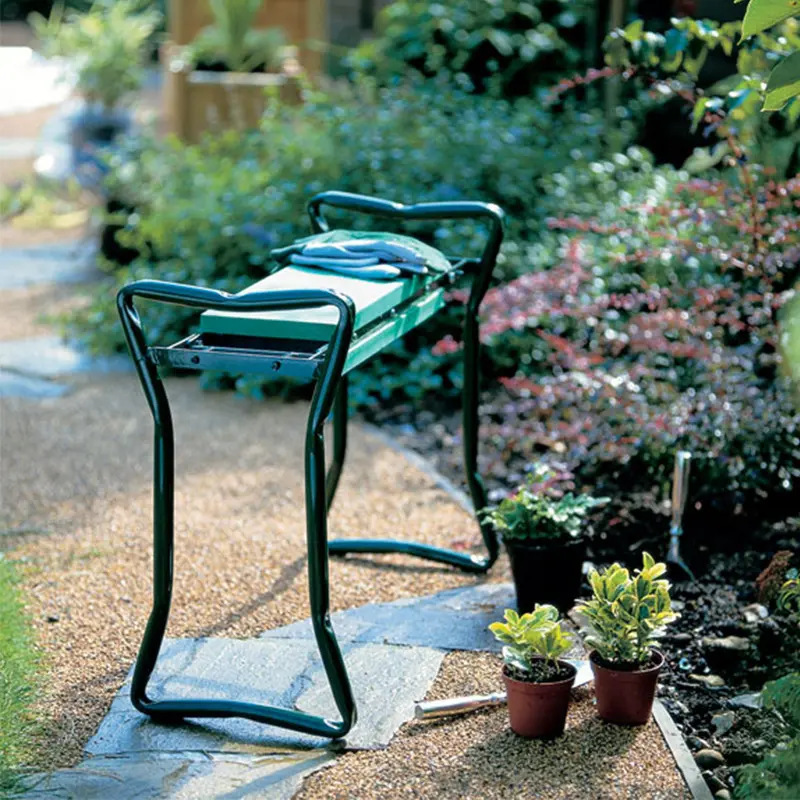 Cross-border outdoor garden kneeling stool sitting kneeling garden gardening kneeling chair garden tool stool with tool kit garden kneeling stool