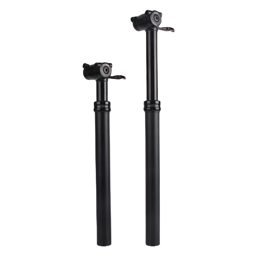RIRO mountain bike air pressure lifting seat tube aluminum alloy manual control telescopic adjustment belt shock absorber seat post 31.6MM