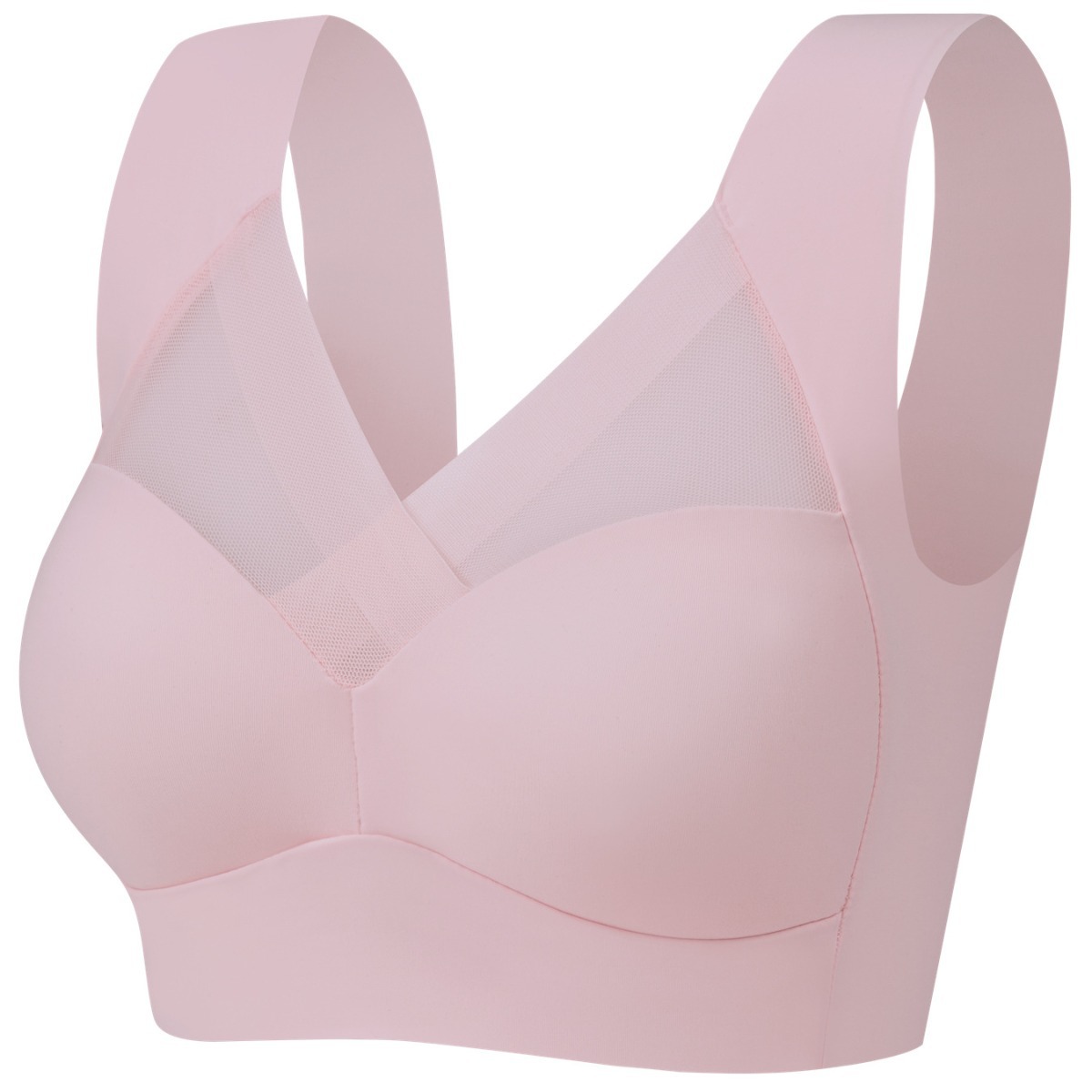 Summer Push-Up Bra for Small Busts, Seamless, Wire-Free, Slimming, Beautiful Back, Comfortable, Lightweight, Breathable Tank Top, Anti-Sagging Underwear