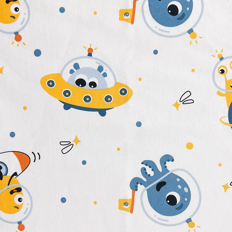 Picture of category a cotton cotton wool cloth cartoon printing new flower baby t-shirt underwear home clothing fabric in stock