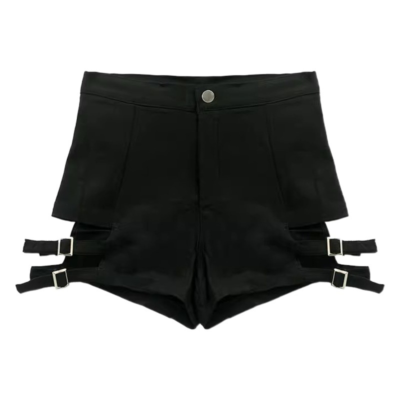 Spring 2024 popular online hot shorts jazz dance black high waist shorts pole dance hot girl sexy sheath hot pants