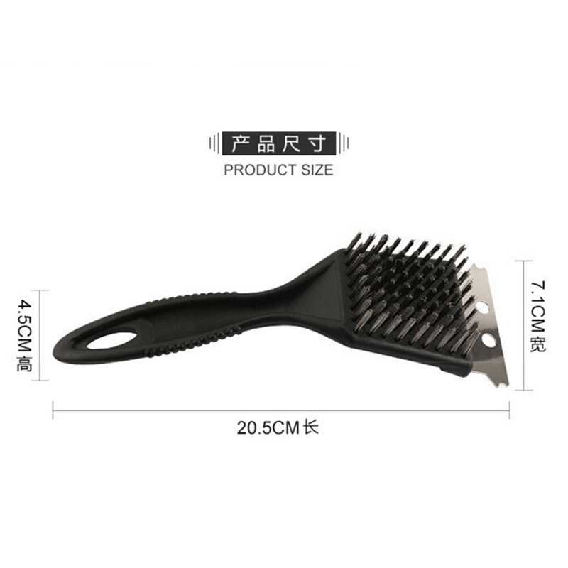Picture of BBQ cross-border cleaning barbecue brush steel wire brush barbecue grill net Brush grill steel wire brush cleaning brush barbecue tools