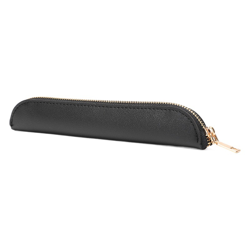 Simple apple pencil Solid Color Pen Set Long Portable pencil Case New Style Fresh pencil Bag