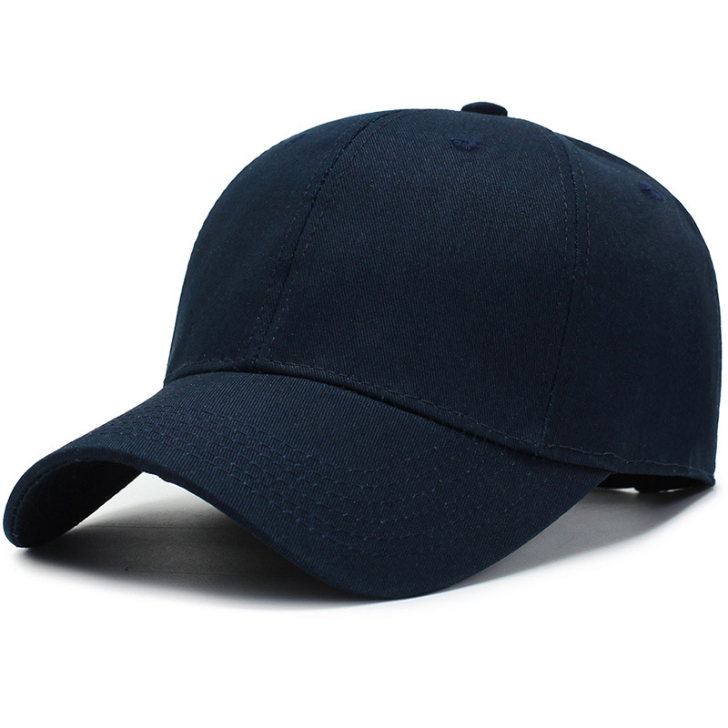 Hat women solid color curved eaves men's light board blank baseball cap couples cap outdoor sunshade hat custom LOGO
