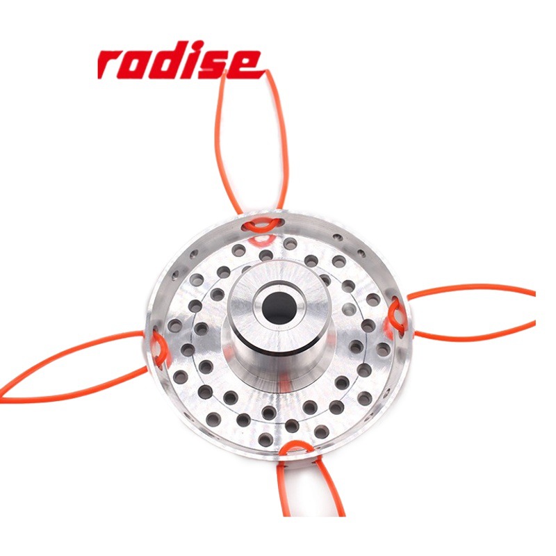 Garden tool accessories aluminum mower head thickened wear-resistant power 8 rope mower accessories