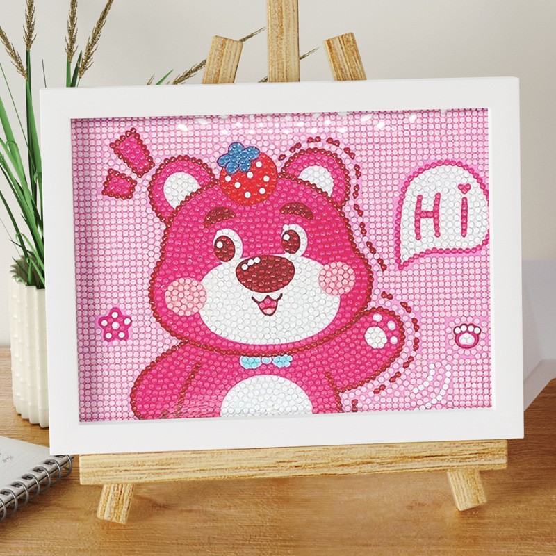 Picture of Children's DIY Diamond Painting Wholesale Princess Diamond Stickers Rabbit Dot Diamond Painting Kindergarten Handmade Educational Toys