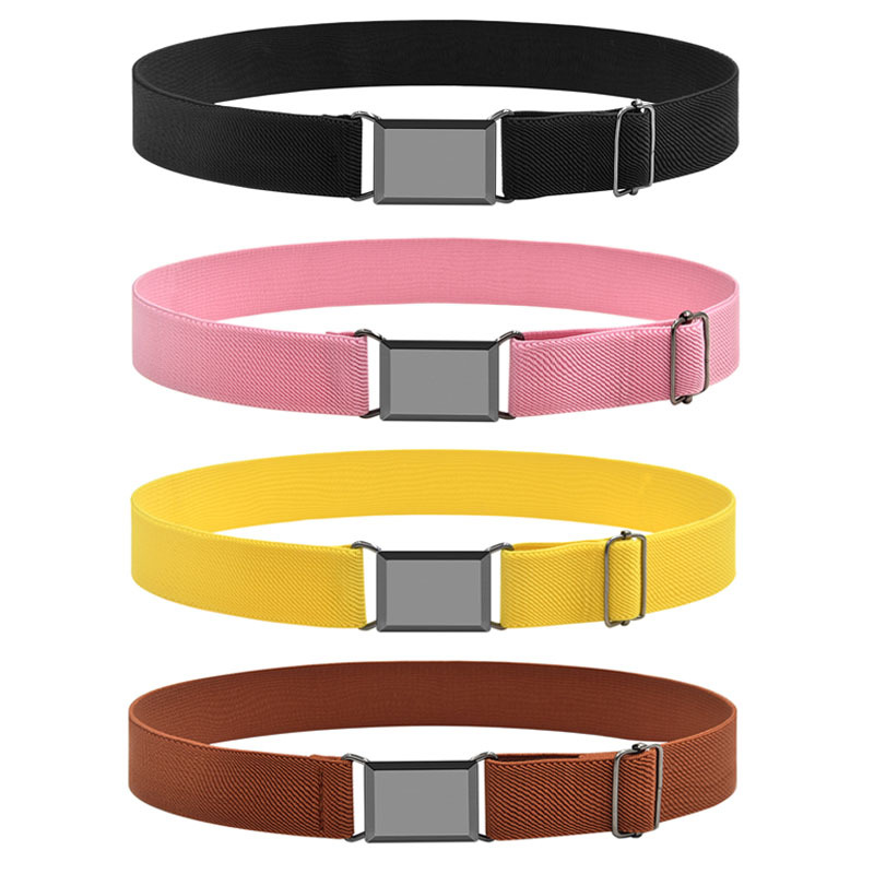 Picture of Lazy belt cross-border in stock Children's elastic elastic adjustable length convenient buckle jeans belt
