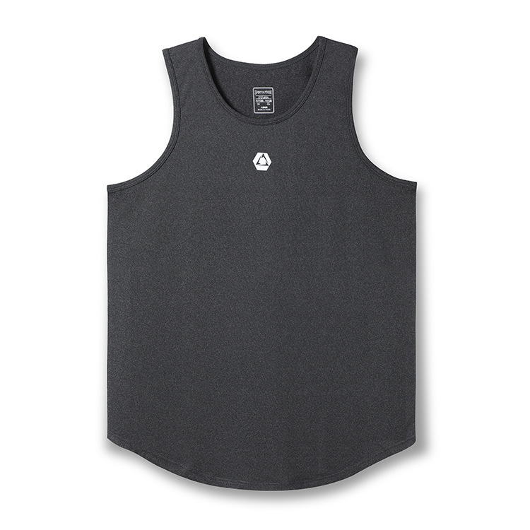Picture of Summer Men's Running Training Sleeveless Quick-drying Clothes Sports Fitness Ice Silk Thin Loose Vest Top in stock Print