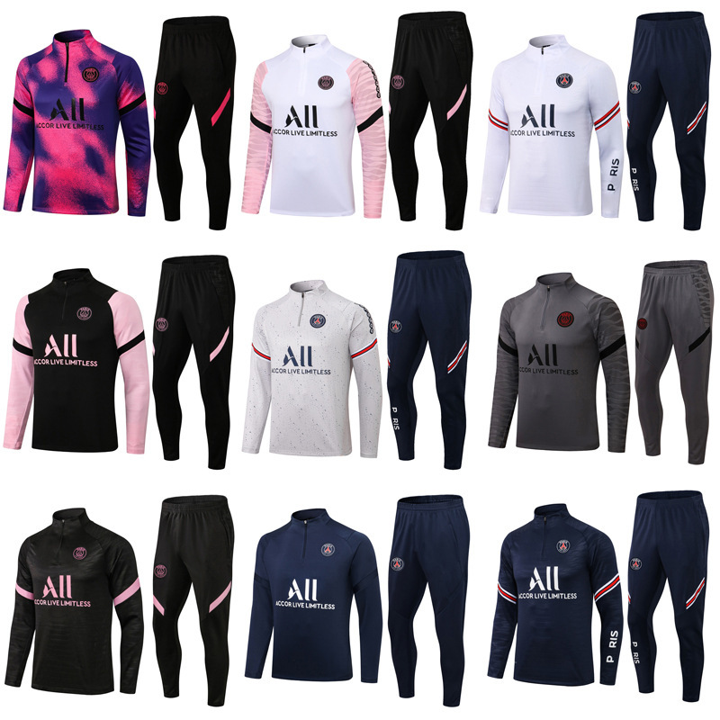 2324 new football training clothes long sleeve adult suit autumn and winter jersey manufacturers Miami Riyadh leggings