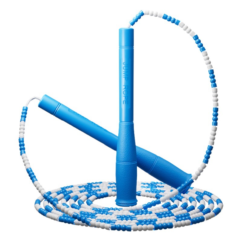 Children's Bamboo Skipping Rope Primary School Students Sports Adjustable Long Rope Fitness Skipping Rope Kindergarten Beginners Exam Skipping Rope