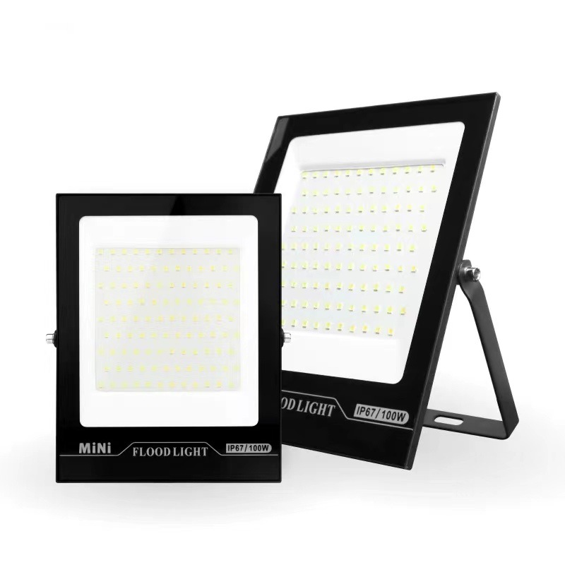Cross-Border Floodlight Outdoor Spotlight Searchlight Construction Site Industrial Lighting Led Lawn Courtyard 200W Waterproof Energy-Saving