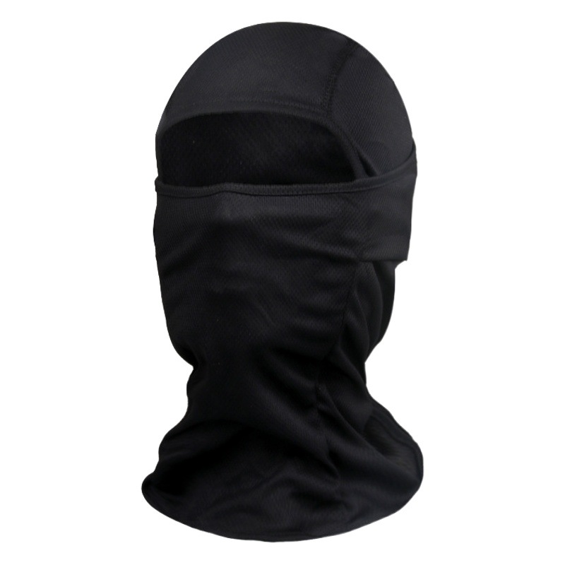 Cross-Border Mesh Headgear for Men in Summer, Breathable, Sun Protection, Outdoor Sports, Motorcycle Face Protection, Tactical Riding Mask, Sunshade