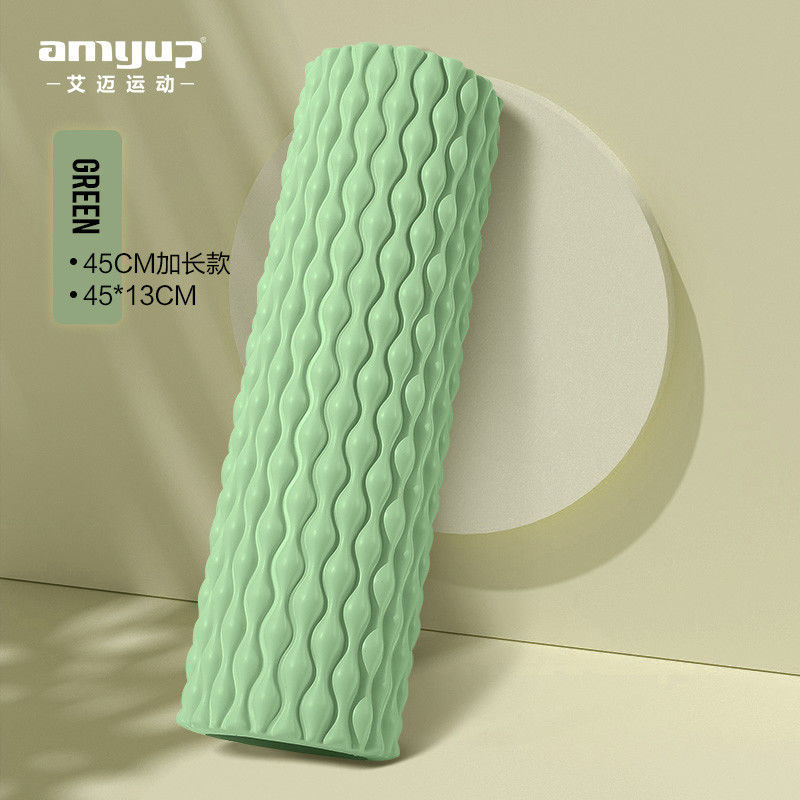 Picture of EVA water drop foam shaft muscle relaxation spike massage stick hollow yoga pillar massage roller