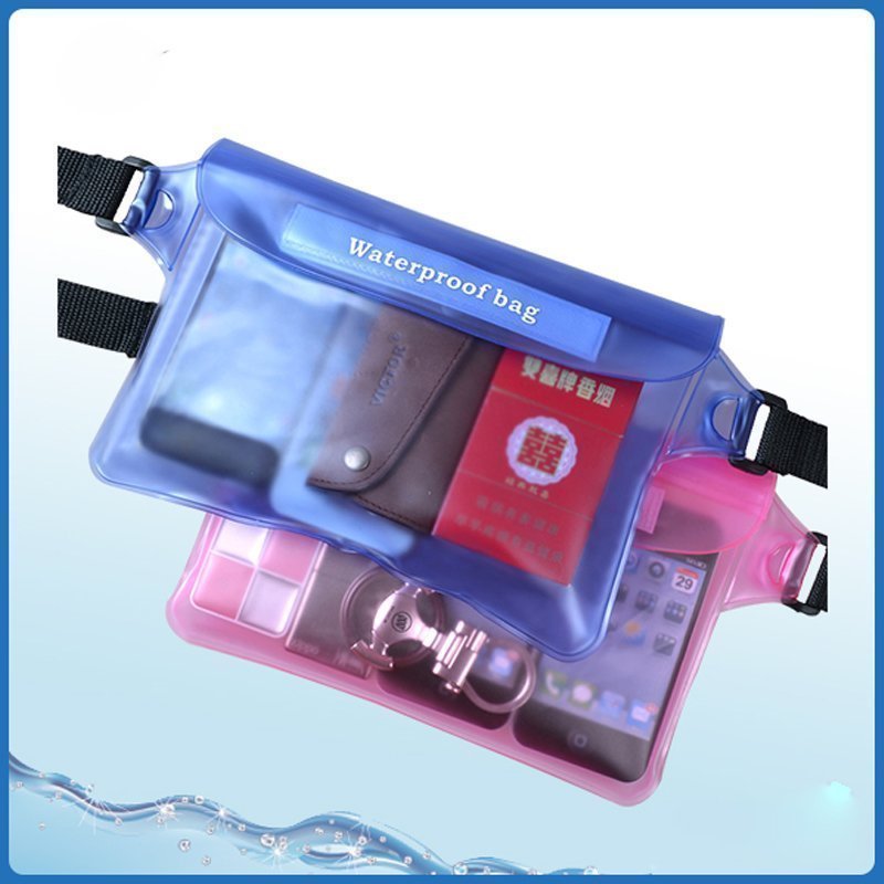 Picture of Swimming Waterproof Bag Large Waterproof Waist Bag Mobile Phone Camera Waterproof Bag Portable Storage Transparent Bag Mobile Phone Waterproof Bag
