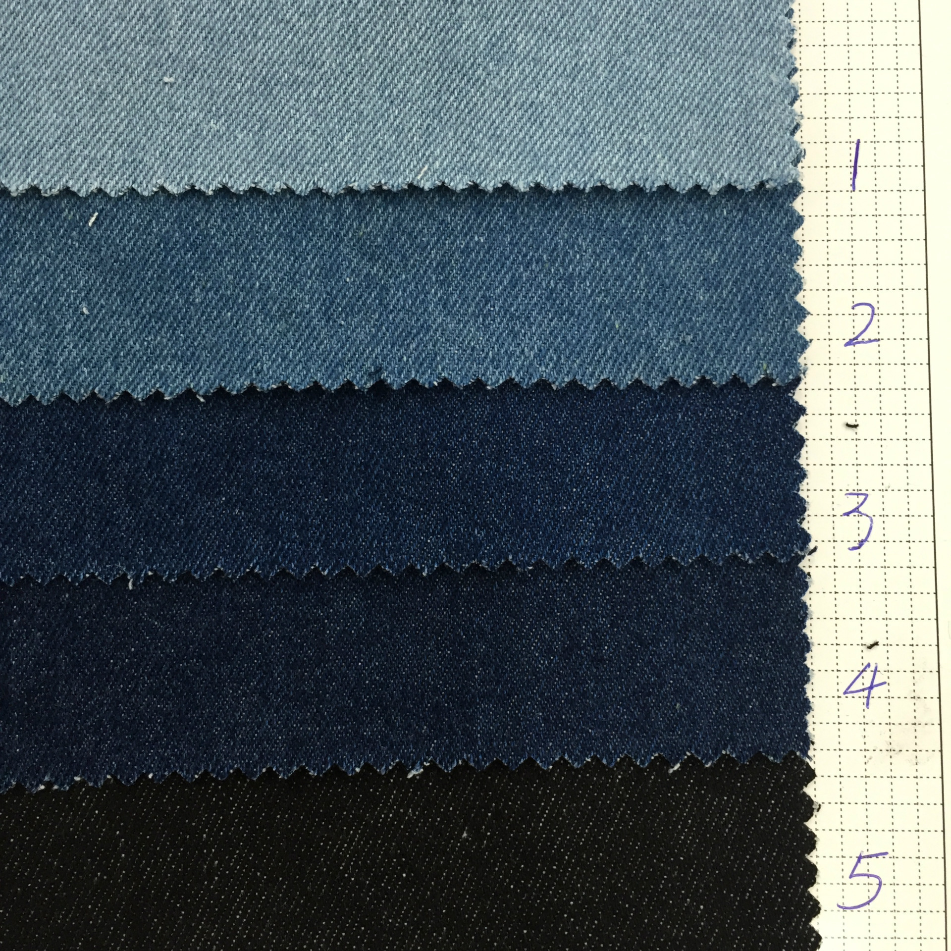 Keqiao Denim Washed Twill Cotton Yarn-Dyed Denim Fabric 10' Thickeneded Denim Fabric