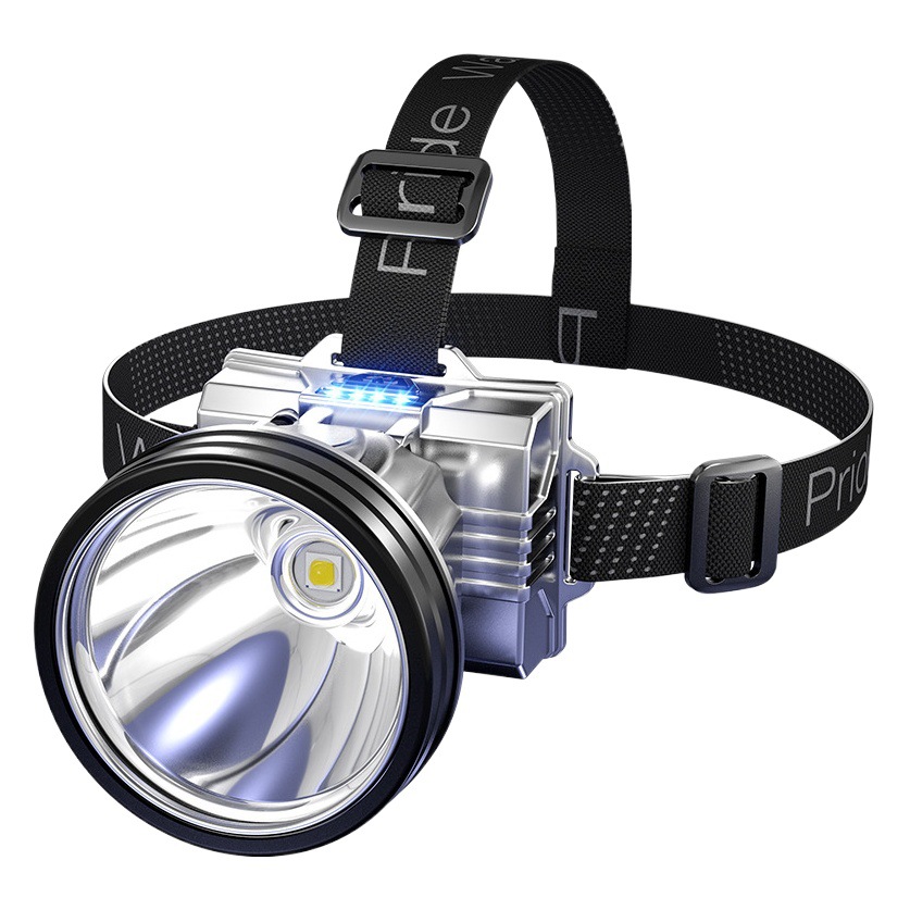 LED long-range head-mounted rechargeable miner's lamp outdoor camping night fishing home emergency stall headlamp wholesale