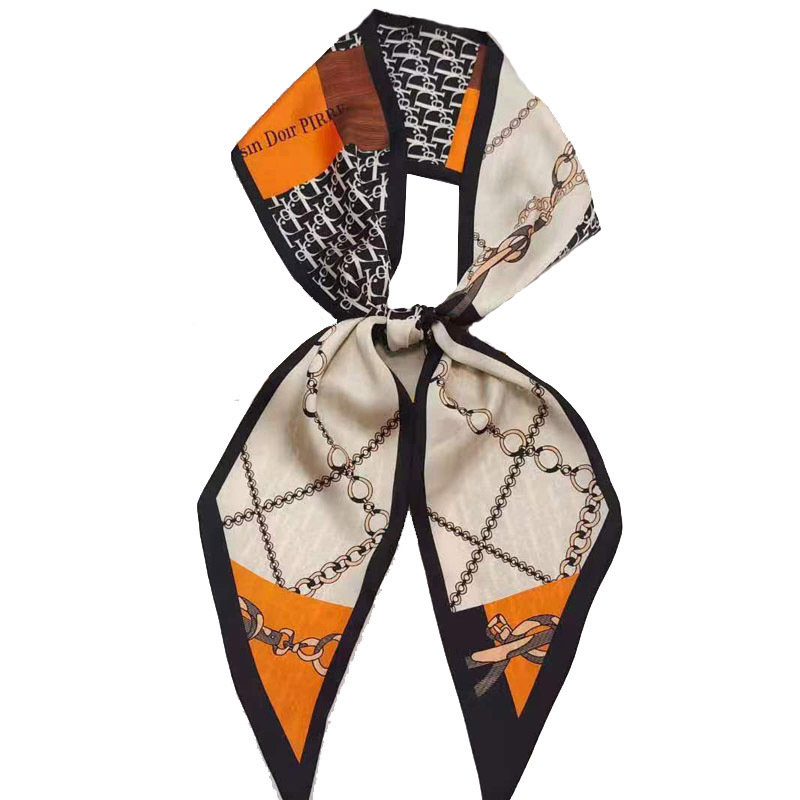 Picture of Popular Spring and Autumn Long Scarf Women's Korean Style Summer Decoration Shirt Suit Scarf Hair Belt Ribbon Scarf