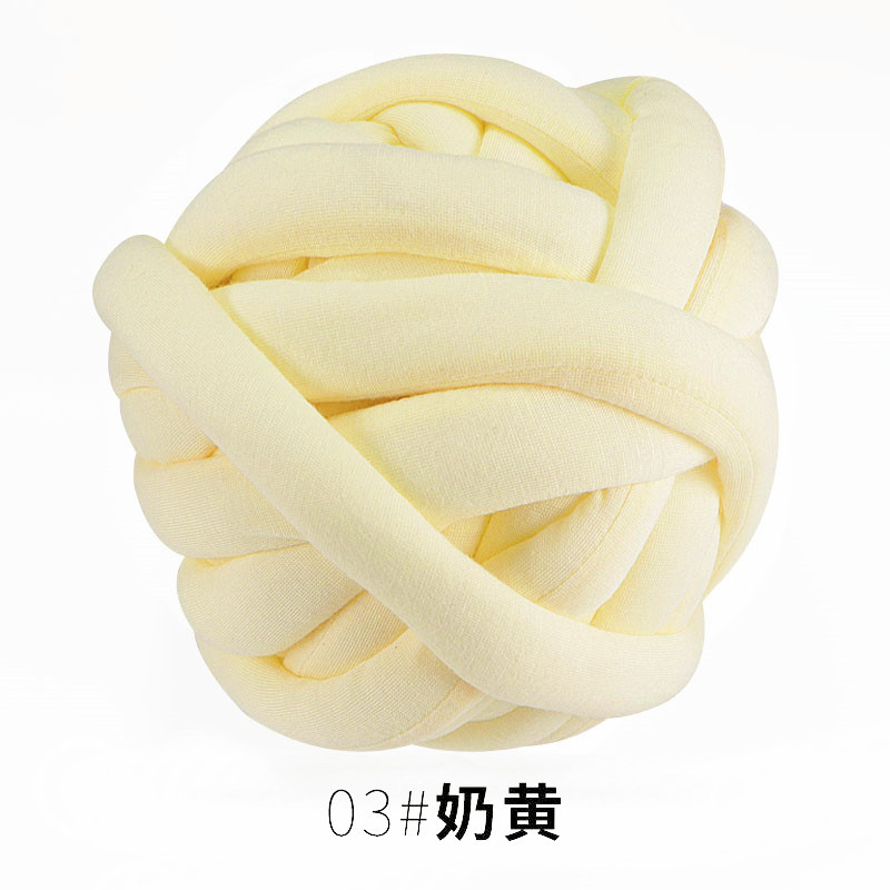 Picture of Heart-filling cotton warm velvet cotton Iceland wool DIY hand-woven hook blanket carpet cover blanket dog kennel cat nest cushion basket basket bag
