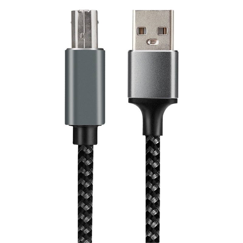 Wholesale USB to Square Port A/B Port Nylon Braided Printing Cable Printer Connection Cable Square Port Printer Data Cable
