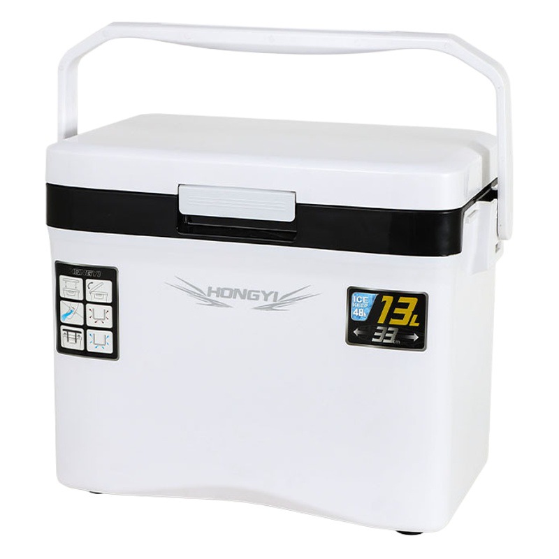 Hongyi Fishing Box Outdoor Car-Mounted Fishing Cooler Full Set for Sea Fishing, Insulated Live Shrimp Box for Takeout and Sea Fishing Use