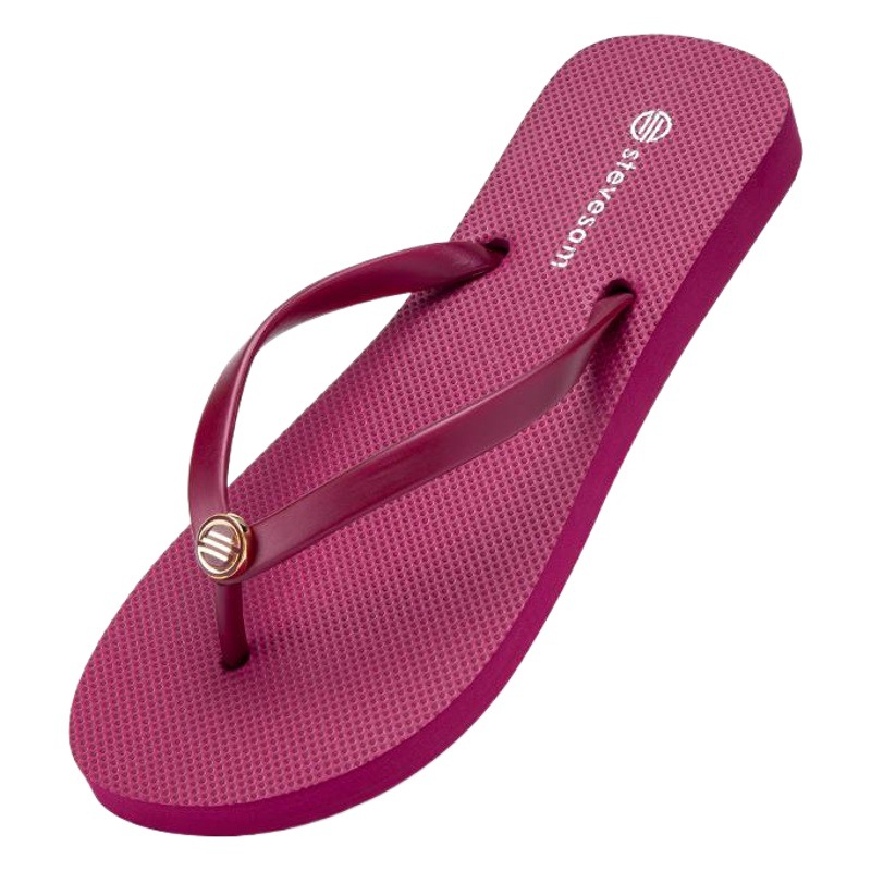 Cross-Border 2024 New Summer Slippers for Outer Wear Rubber Seaside Beach Slippers for Women Non-Slip Flip-Flops for Women Customized