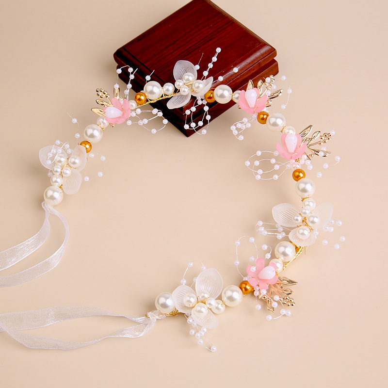Bridal Headwear, Kidsren's Bracelets, Flower Headbands, Wedding Hair Accessories, European and American Performance Garland Crowns