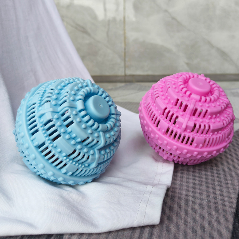 Laundry ball large size decontamination anti-winding washing ball washing clothes fragrance elasticity does not hurt clothes magic ball ceramic particles