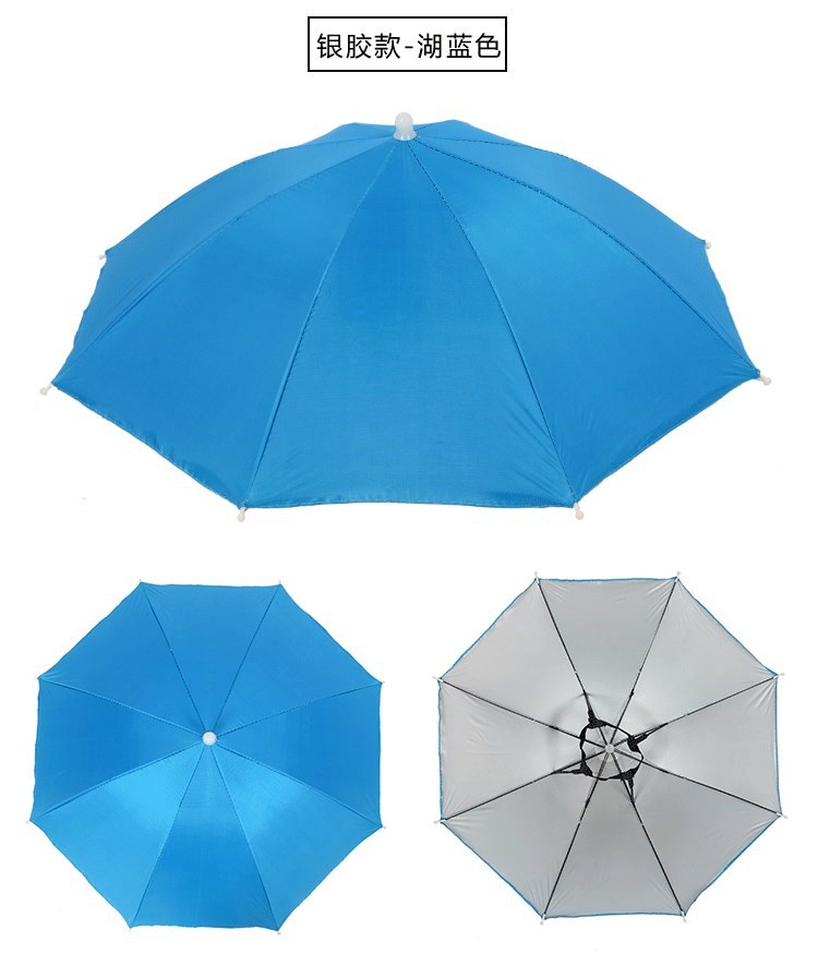 Picture of Sunscreen Hat Umbrella 69 Large Head-Mounted Umbrella Stand Umbrella Hat Rainbow Advertising Umbrella Umbrella Fishing Umbrella Fishing Hat