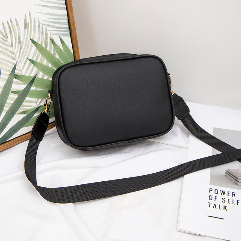 Picture of Ladies Bags Cross-border Fashion Women's Bag Distinctive Embroidered Small Square Bag Wide Shoulder Strap with Mini Coin Purse Batch