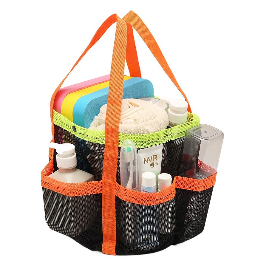 Cross-Border Amazon Multi-Pocket Capacity Seaside Large Portable Swimming Bag Clothes Storage Foreign Trade Beach Bag Wholesale