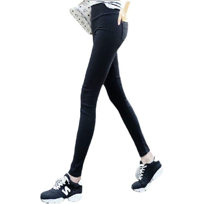 Leggings Women's Thin Spring 2025 New Style Nine-Point High-Waist Slim Korean Style Pencil Pants for Women's Summer Outer Wear