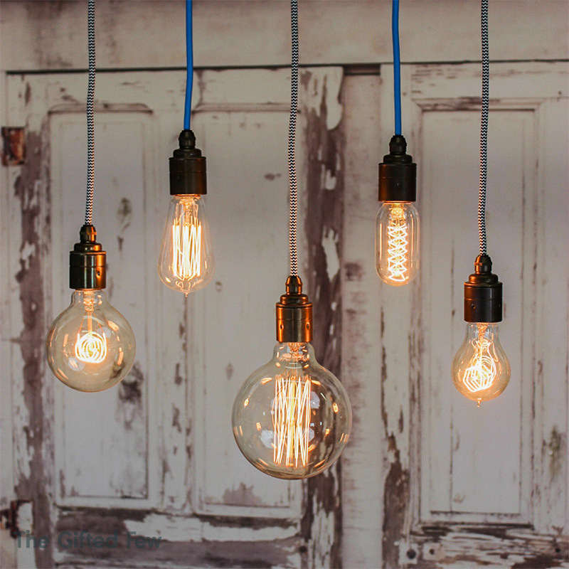 Picture of Wholesale E27 screw retro decorative tungsten bulb ST 64 110V 220V 40W warm yellow light factory outlet