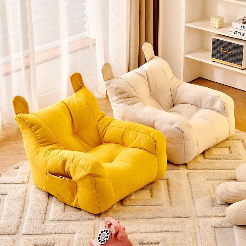 Kids sofa lazy living room baby reading cartoon girl cute sofa chair sitting on the floor home baby bear