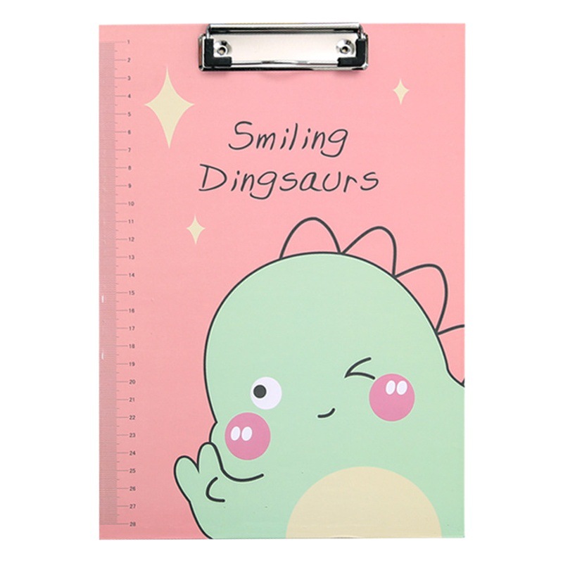 Creative cartoon A4 splint ins dinosaur bear simple fresh folder student writing test pad