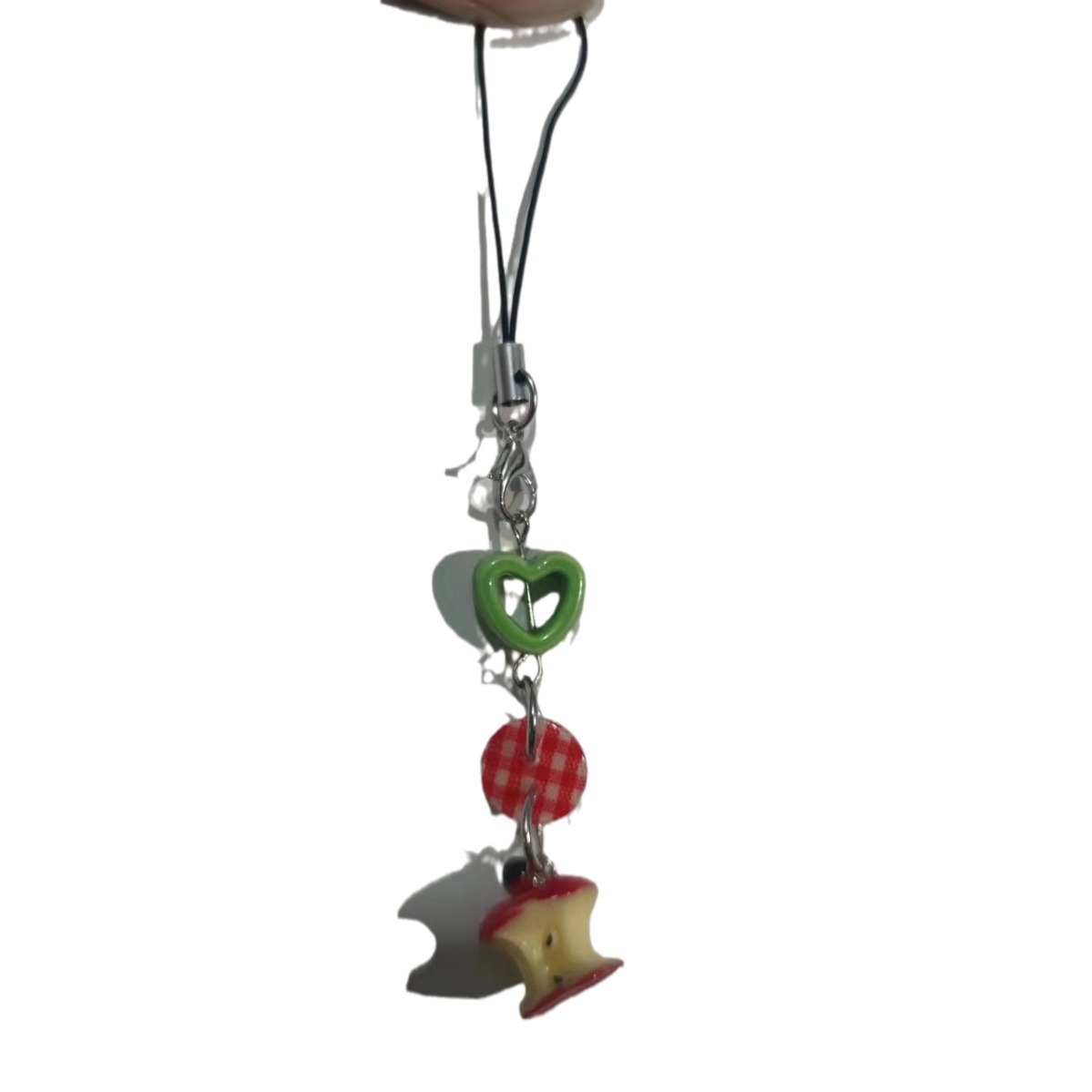 Picture of [mini apple core] Apple party beaded small pendant cute kawaii mobile phone chain girl heart goo Ben
