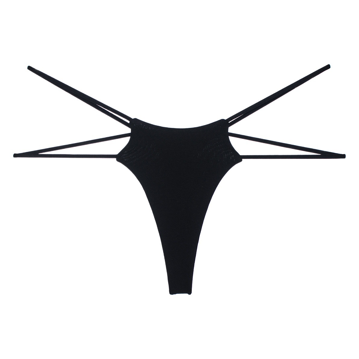 Double-layer thin thong comfortable seamless women's underwear sexy bikini T-pants