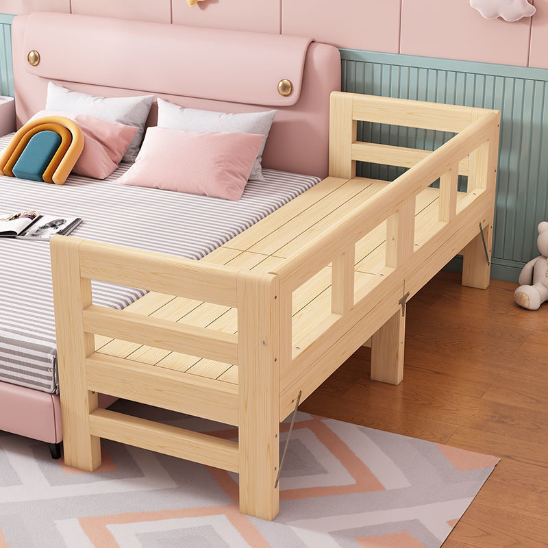 Picture of Folding Wide Bed Splicing Artifact Bedside Bed Household Crib Children's Double Lunch Break BedAmazon