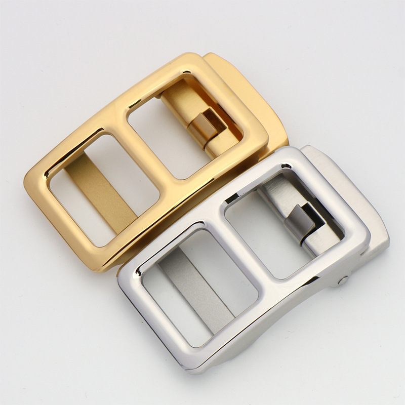 304 Stainless Steel Automatic Belt Buckle 3.5 Men's Casual Hollow Japanese Outer Wear Belt Head Accessories Wholesale