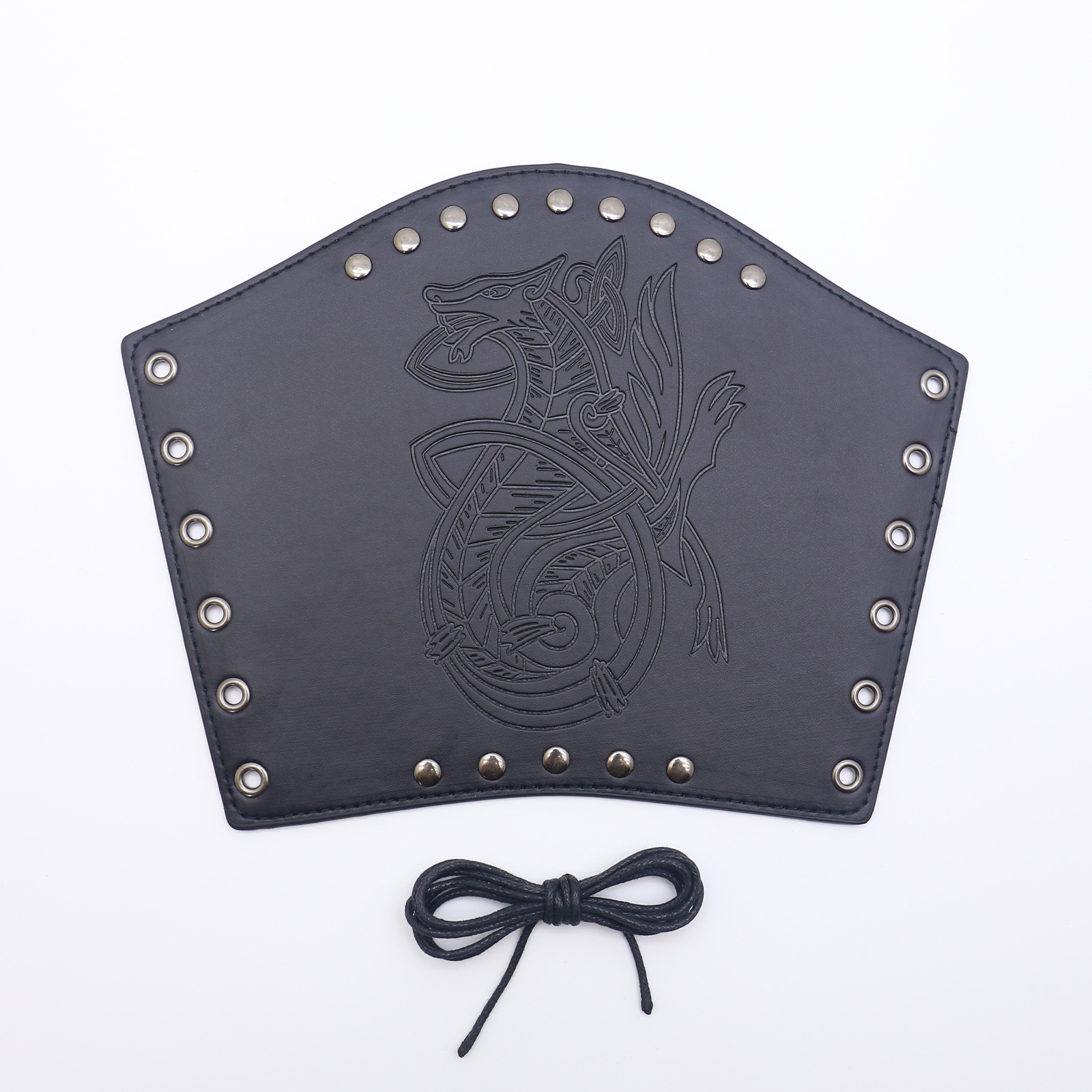 Picture of Cross-border Medieval Men's Leather Bracer Retro Punk Hand Guard Carnival cosplay Costume Accessories Arm Guard