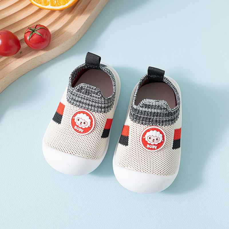 Picture of New Baby Floor Shoes Spring and Summer Outdoor Soft-Soled Non-Slip Breathable Slip-On Newborn Children's Baby Toddler Shoes