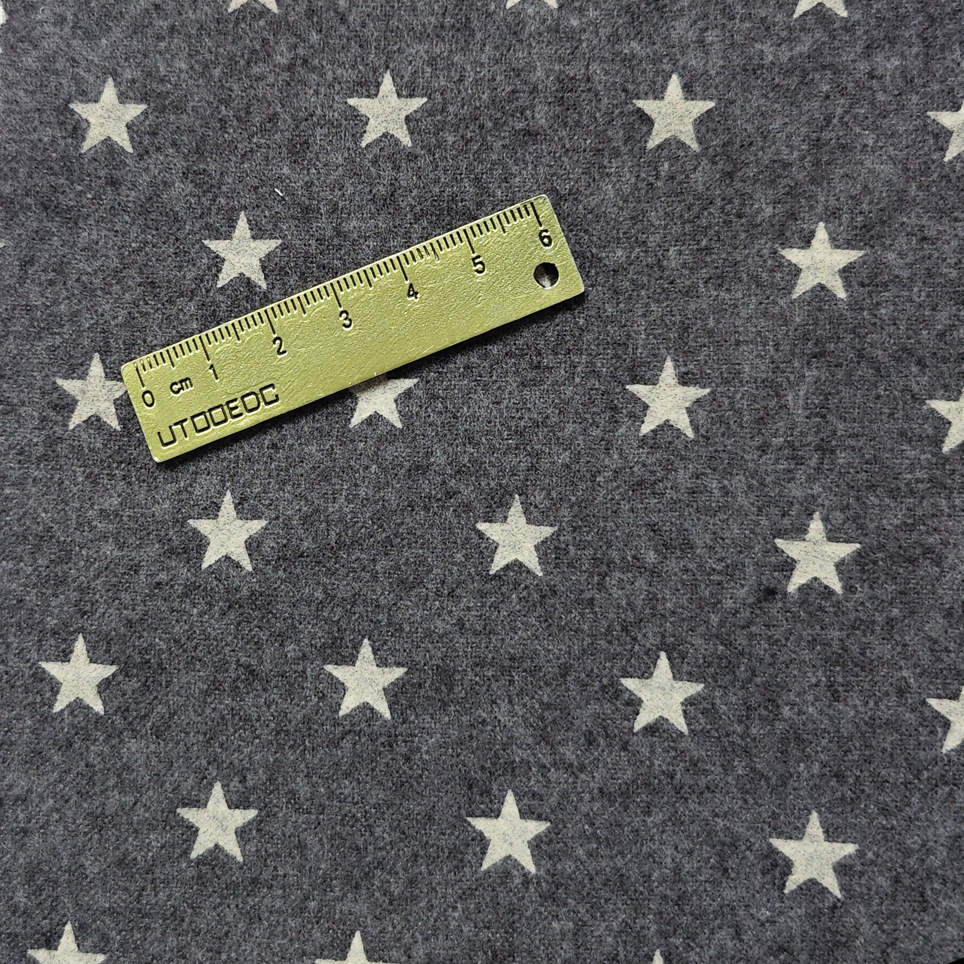 Picture of Autumn and Winter All-Cotton Brushed Woven Fabric with Five-Pointed Star Print and Tie-Dye Fabric for Coats, Skirts, Children's Clothing, Hanfu, Fabric Art, and Home Decor