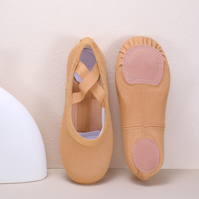 Four-Sided Stretch Cloth Dance Shoes, Dance Practice Shoes, Adult Soft-Soled Ballet Kidsren's Dance Shoes, Full Elastic Practice Shoes